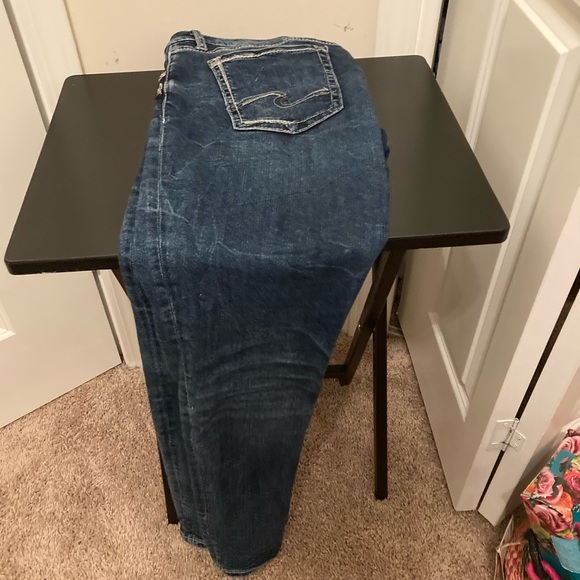 LOTUS BOSS SHINE- Silver jeans 30 x 31. Skinny stretch - Picture 2 of 4